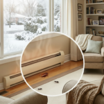 Ants and roach near baseboard inside a home during winter pest season in Georgia